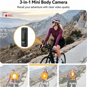 Portable Mini Body Camera - Thumbnail Image 8