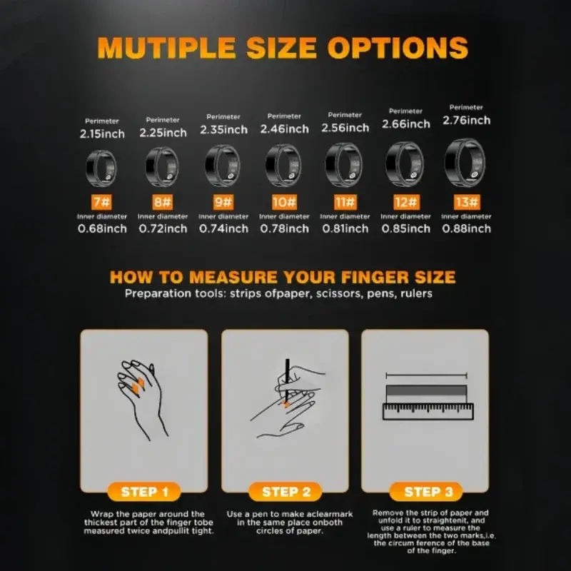 Wearable Smart Ring, No Subscription Required - Image 2