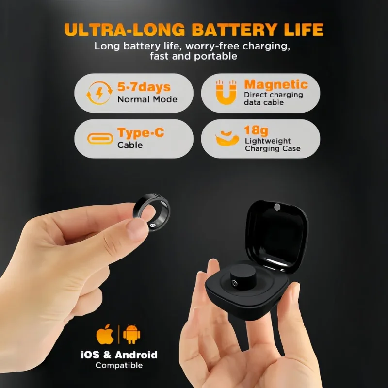 Wearable Smart Ring, No Subscription Required - Image 3