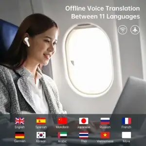 Translating Earbuds, Bidirectional Real-time Translator - Thumbnail Image 3